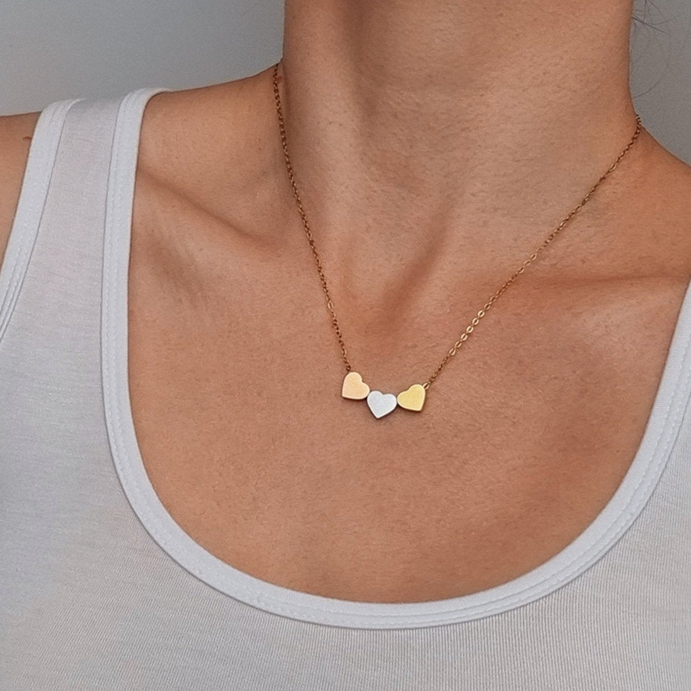 Three of Hearts Necklace